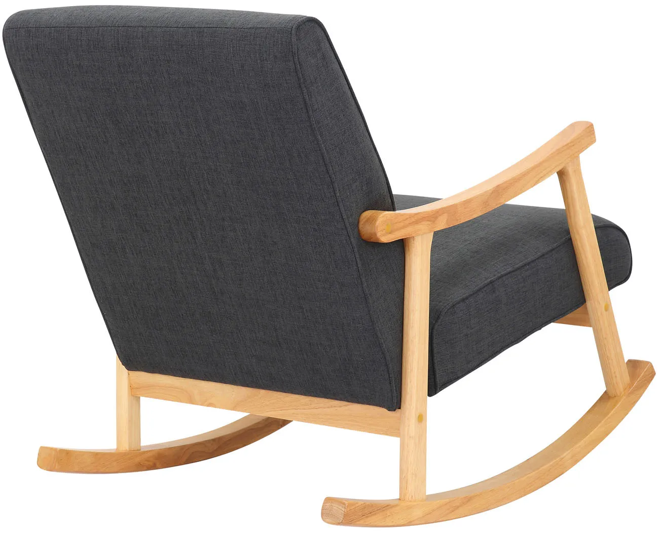 Schaukelstuhl Morelia 82x67x92 cm dunkelgrau