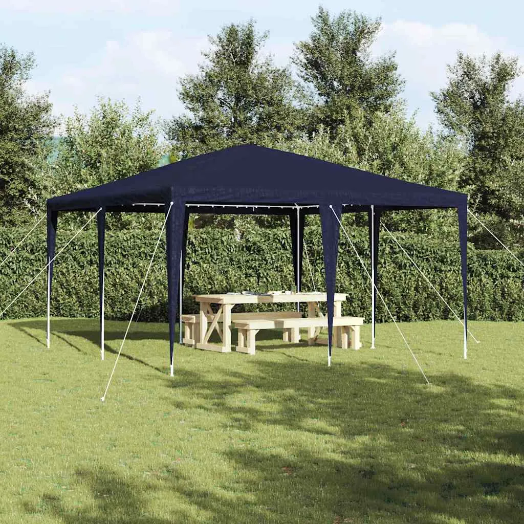 Blaues Partyzelt 400x400x266 cm – robust und zusammenklappbar