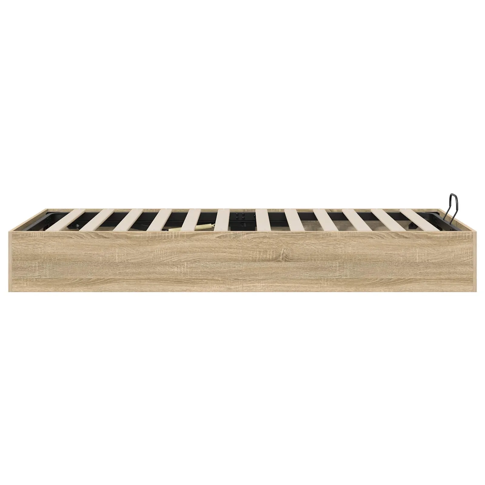 Ottoman Bettgestell 203 x 90 x 25 cm Sonoma-Eiche