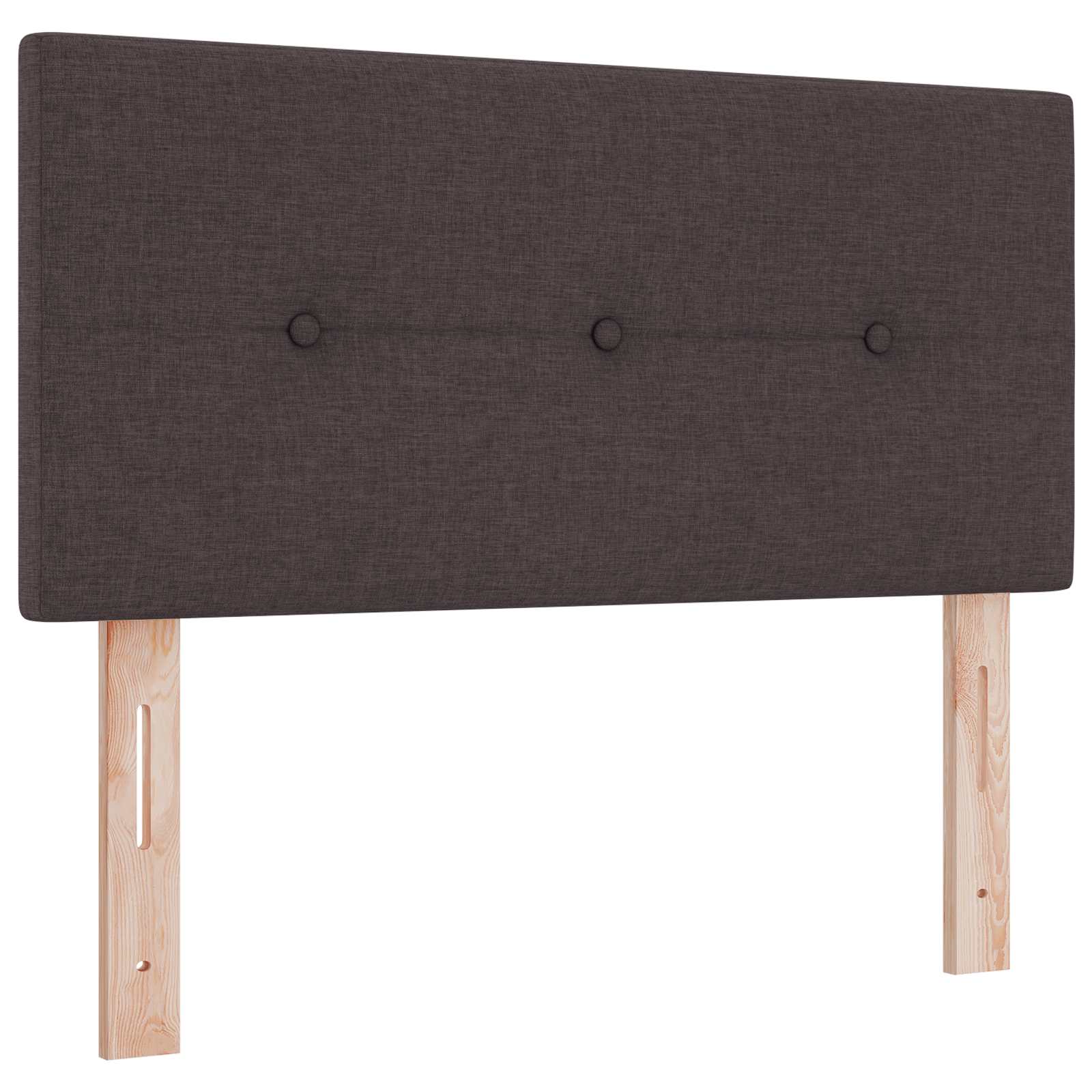 Boxspringbett mit Matratze, LED-Beleuchtung, 80x200 cm, Braun