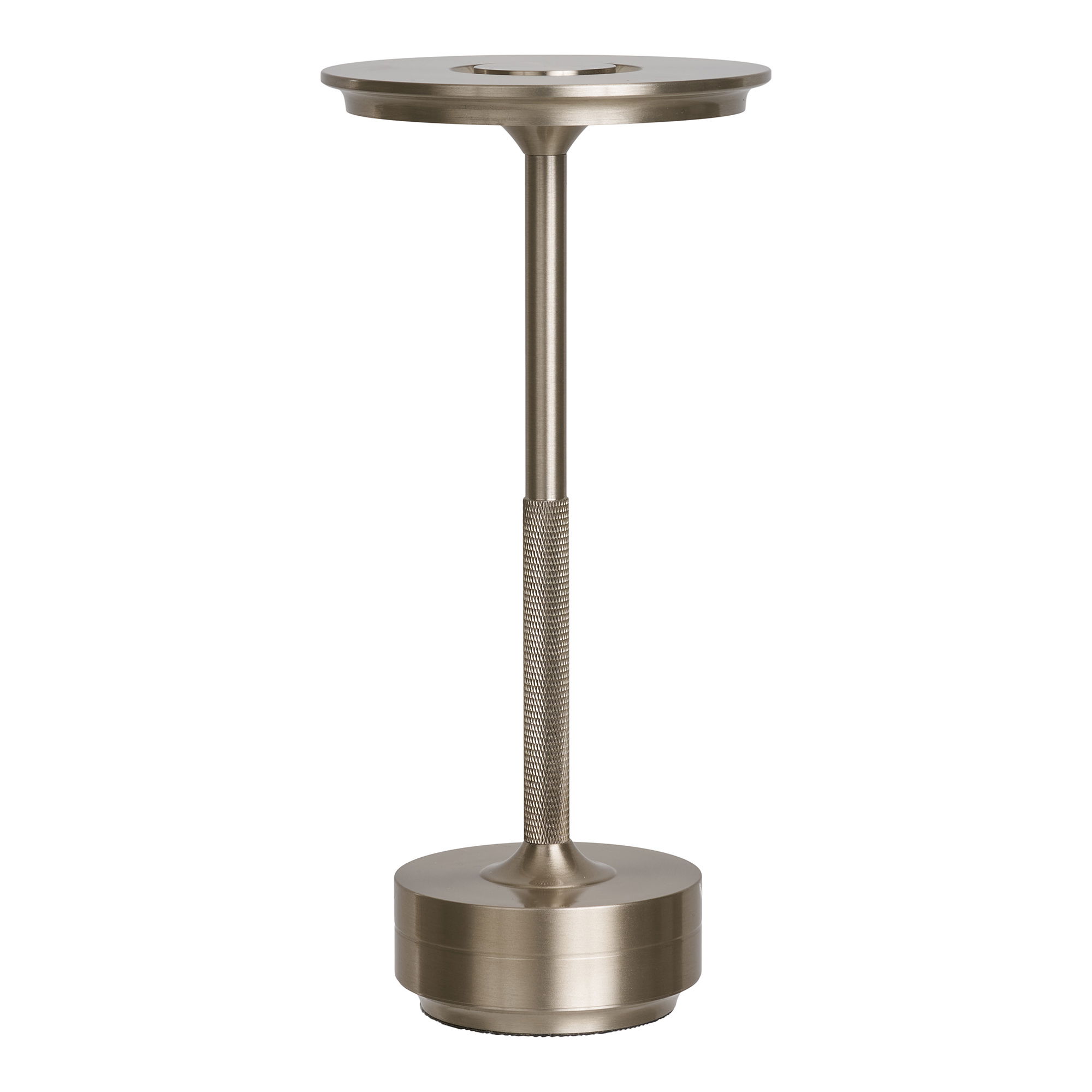 tinkaro LED-Tischlampe Lyneham Aluminium Silber