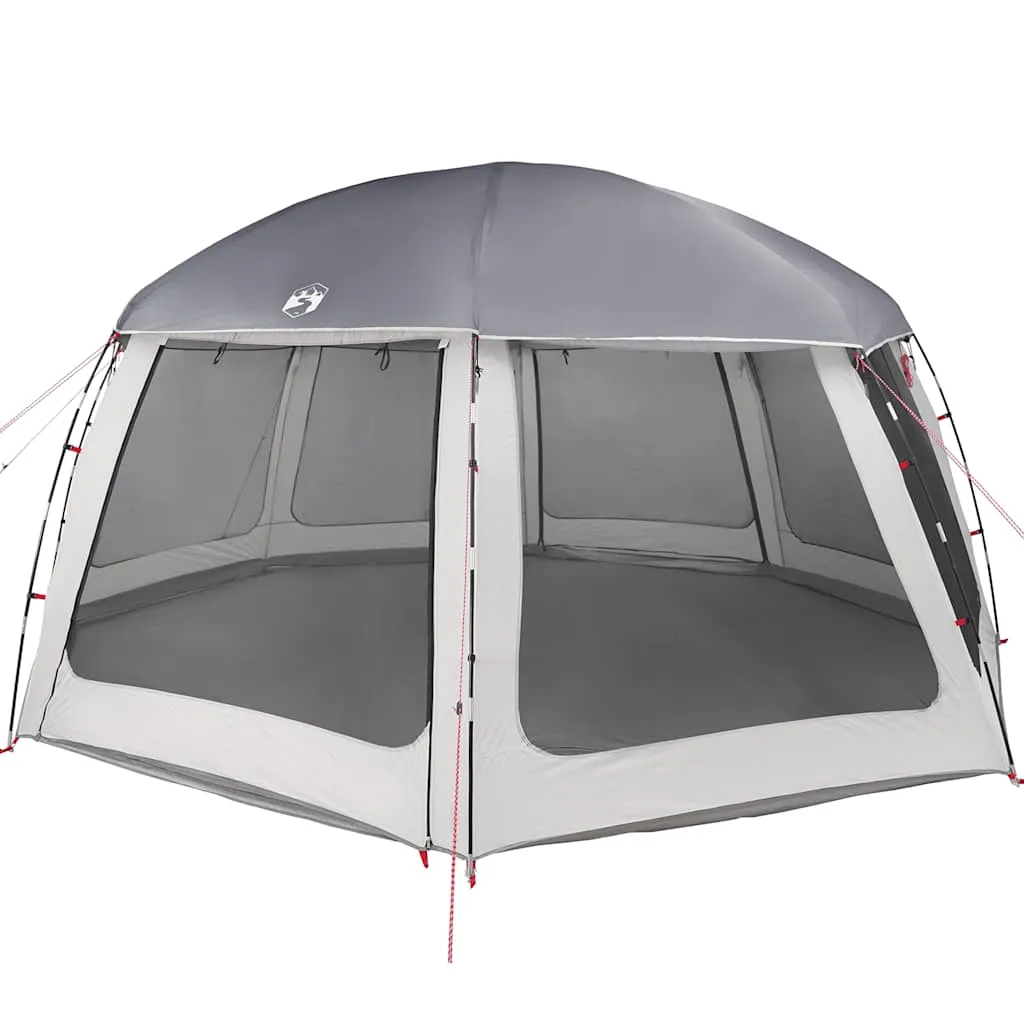 Poolzelt Grau 612 x 612 x 285 cm - Wasserdicht und Tragbar