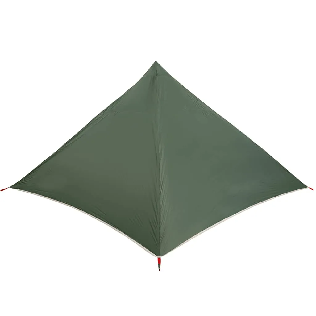 Familienzelt Tipi Grün 427x411x178 cm wasserdicht und leicht tragbar