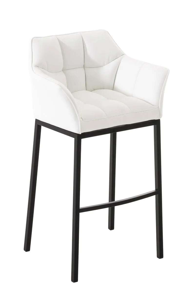 Barhocker Damaso 110x64x48 cm weiß