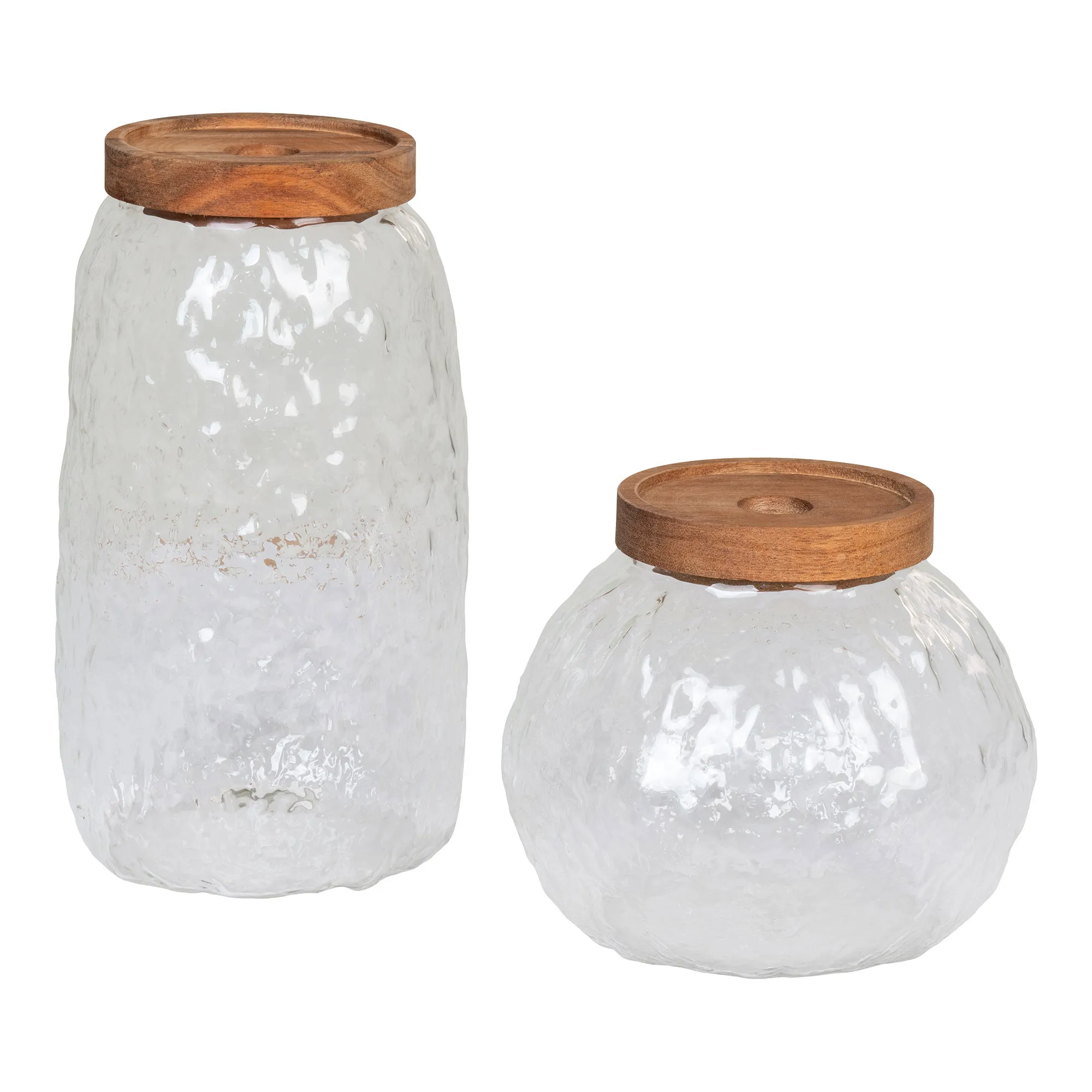 tinkaro Aufbewahrungsglas Taipei Glas, Akazienholz Glas