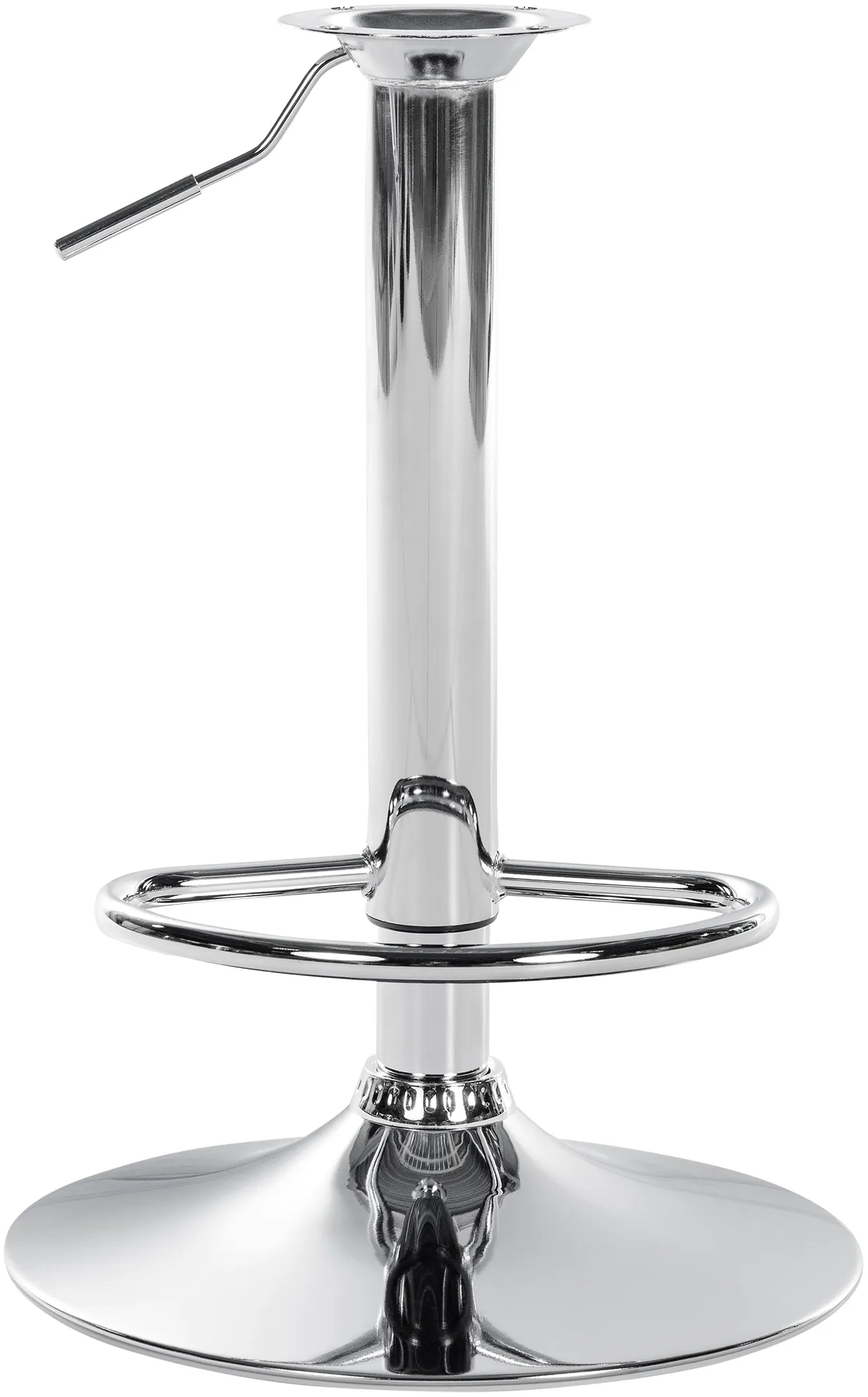 Barhocker-Gestell XL 57-77 cm Chrom