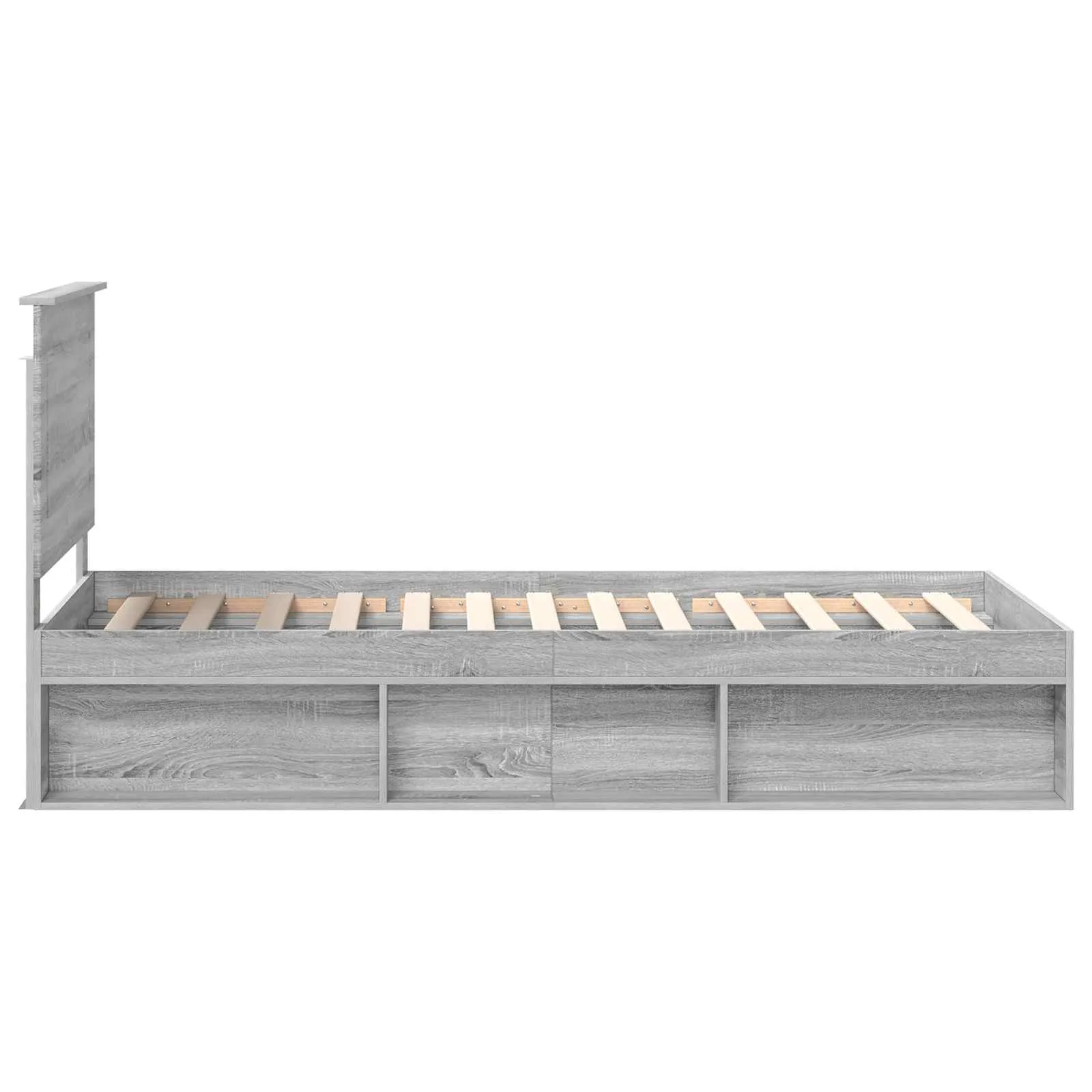 Bettgestell 93 x 210 x 100 cm Sonoma-Grau