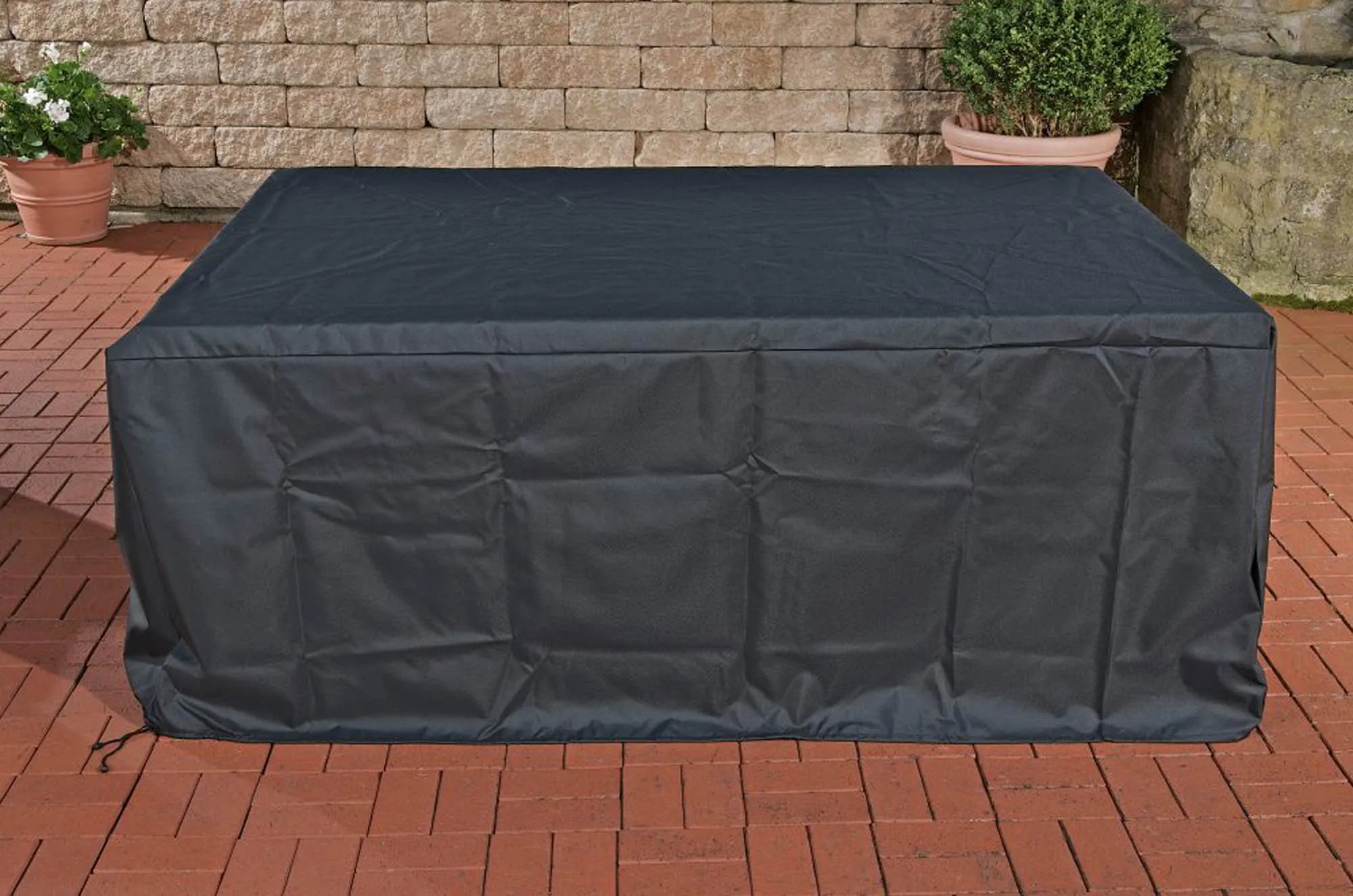 Abdeckhaube 100x85x68 cm schwarz