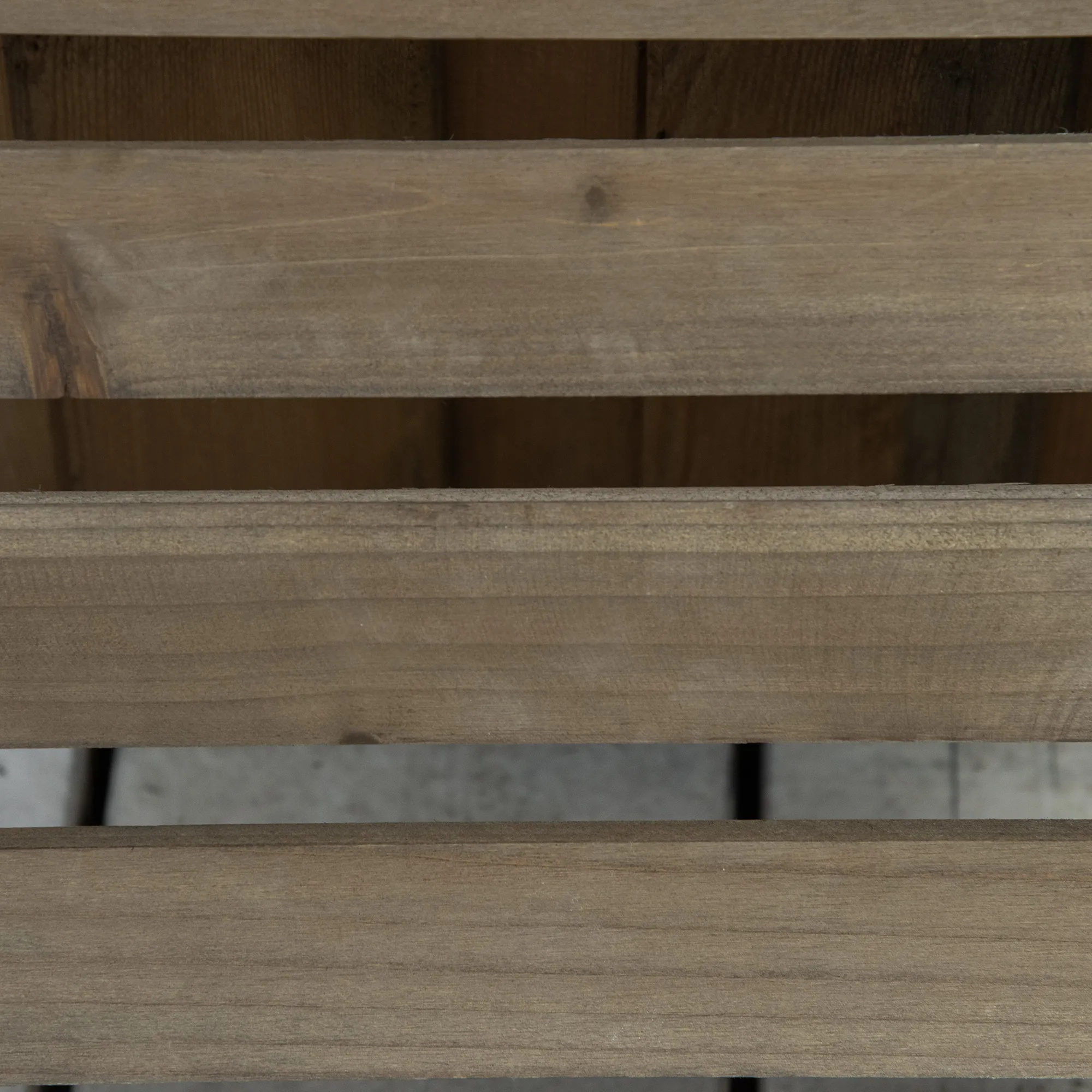 Bewegliches Pflanzenregal 30L x 30B x 7Hcm Dunkelbraun