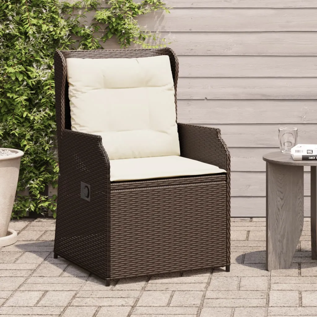 Verstellbarer Gartenstuhl 55 x 67 x 95 cm in Braun