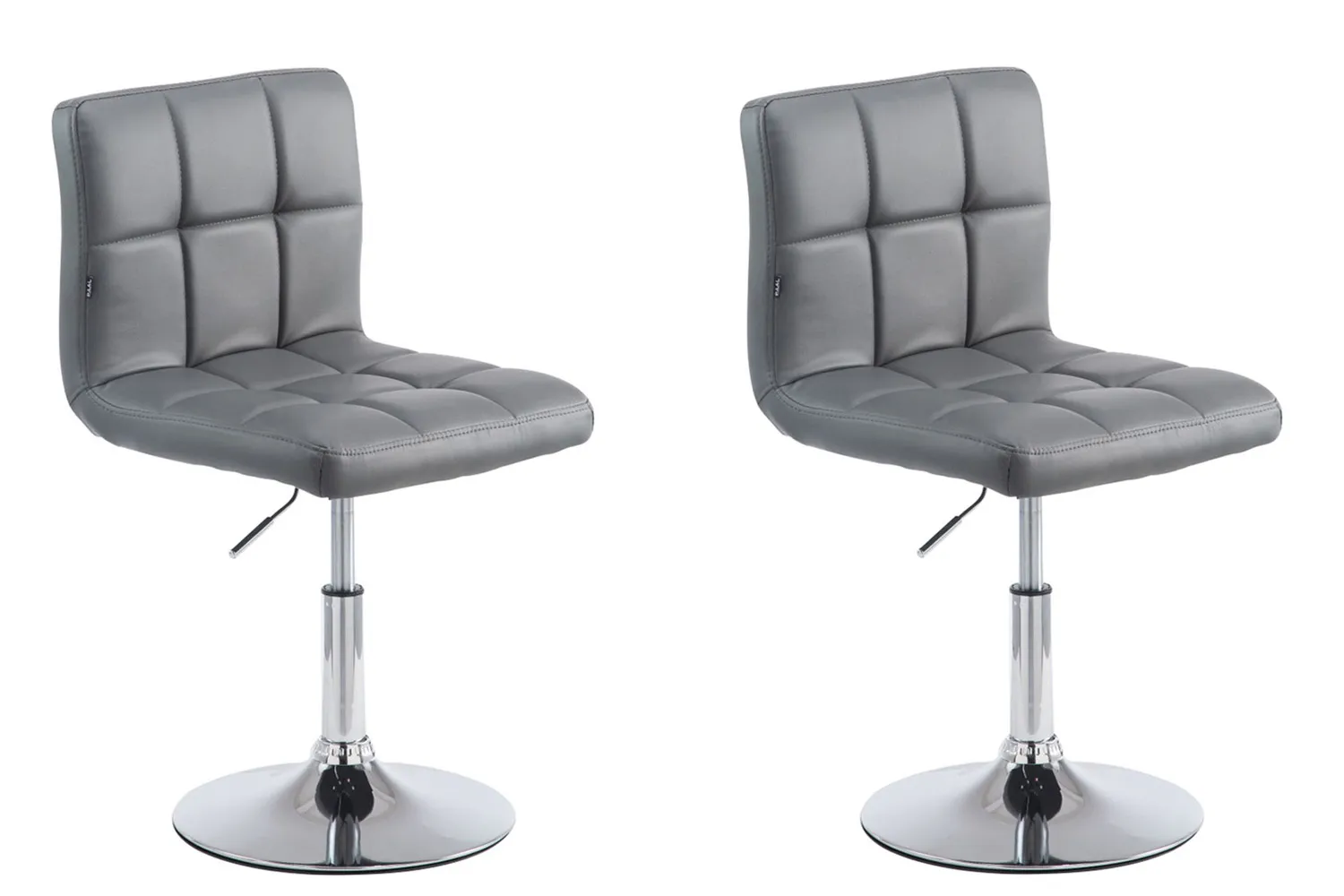 Lounger Palma V2 2er Set 74-88x44x49 cm Grau