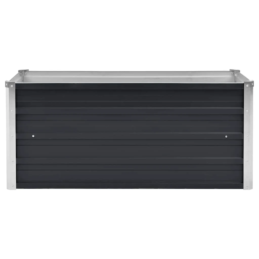 Anthrazitstahl Hochbeet 100 x 40 x 45 cm Kompakt und Robust