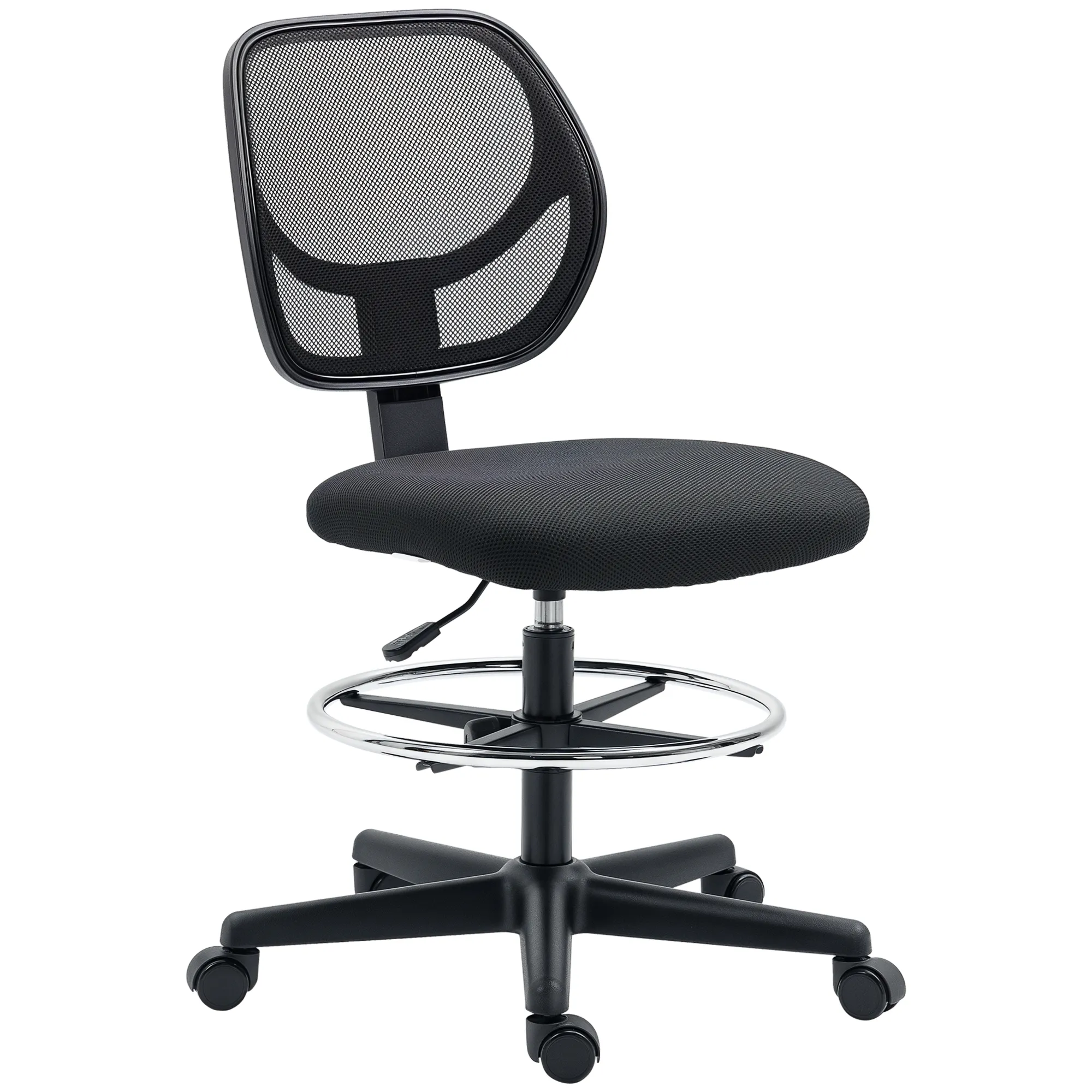 Ergonomischer Bürostuhl Schwarz 59B x 61T x 93-113H cm