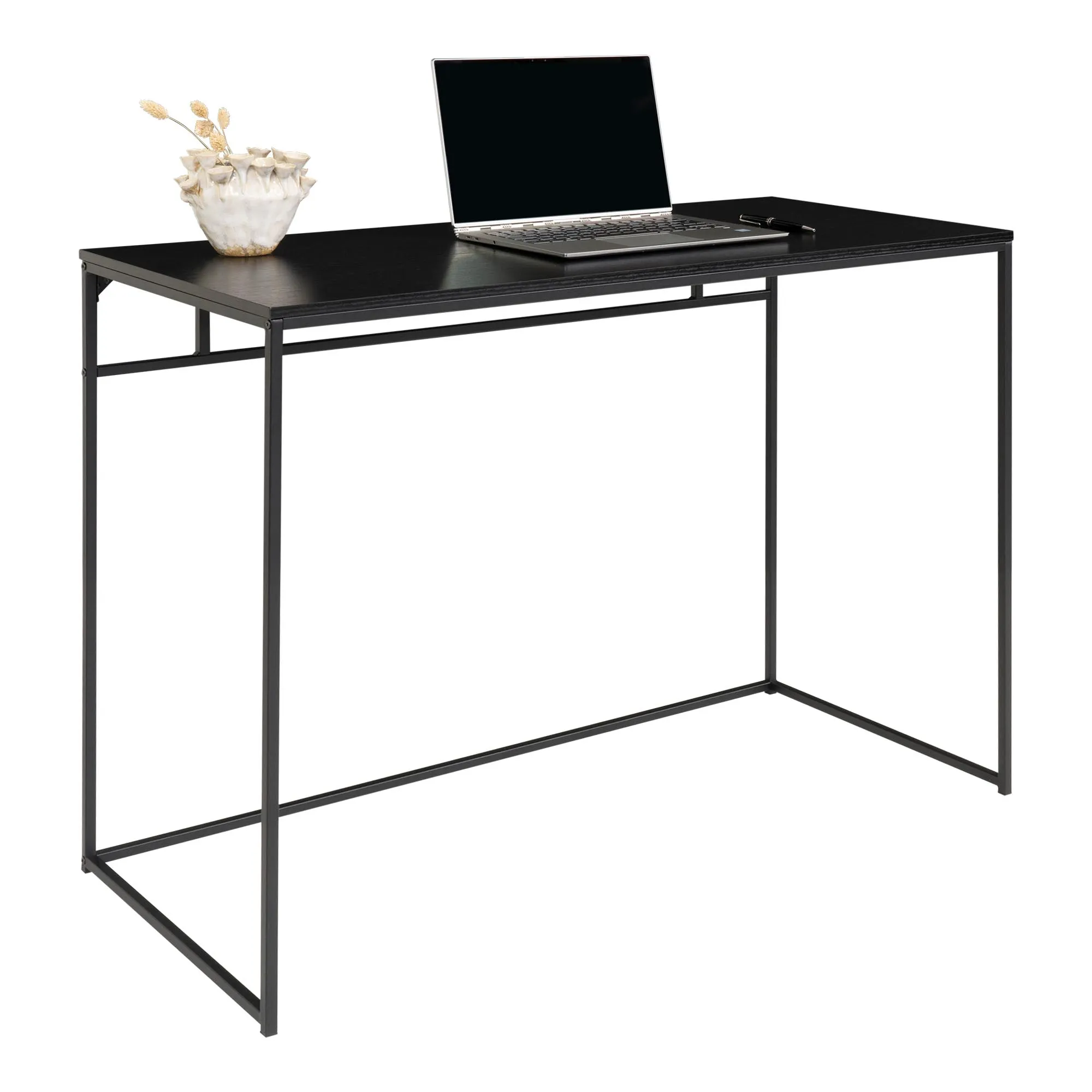 tinkaro Vita Schreibtisch 100 x 45 x 75 cm Schwarz