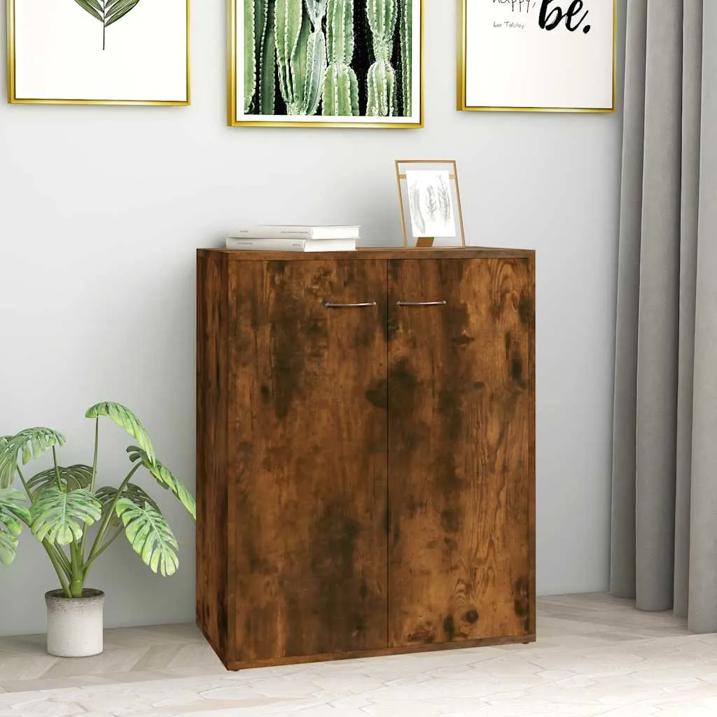 Minimalistisches Sideboard Räuchereiche 60 x 30 x 75 cm