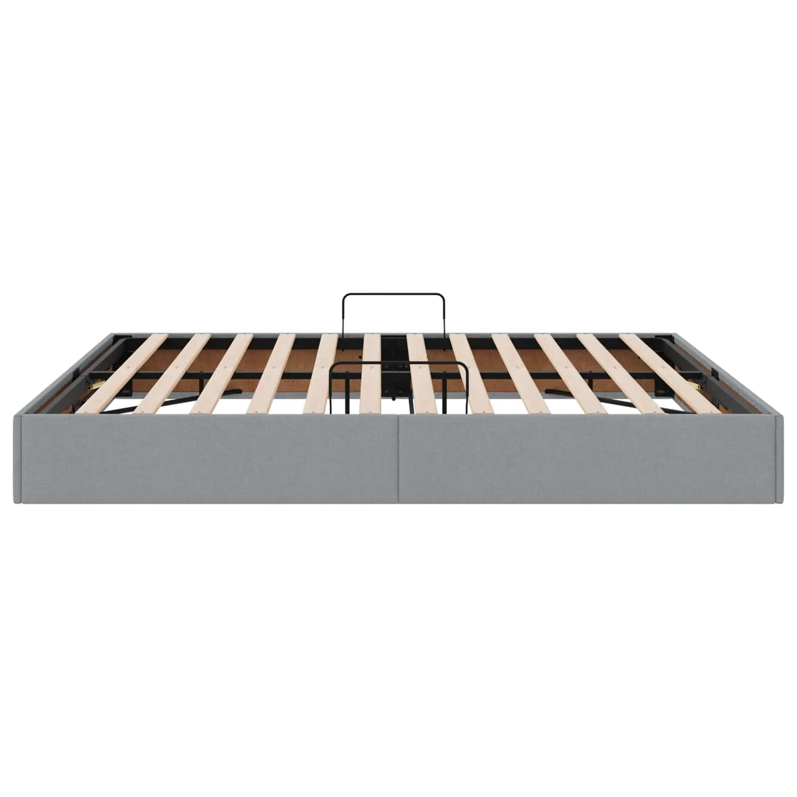 Ottoman Bettgestell 203 x 160 x 23,5 cm Hellgrau
