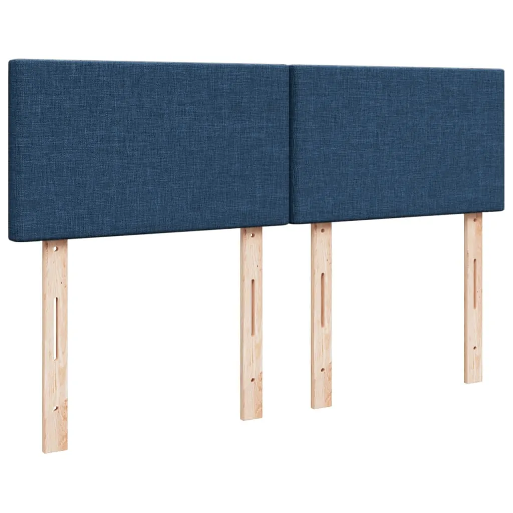 Boxspringbett mit Taschenfederkernmatratze, 200x160 cm, Blau