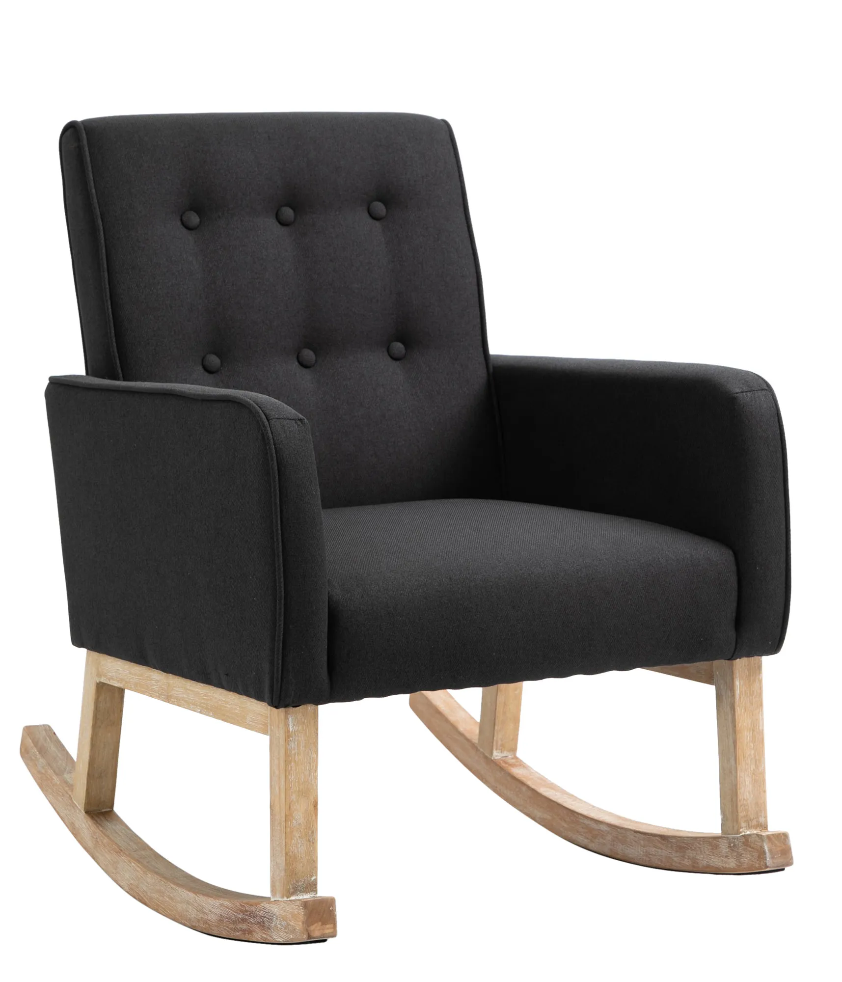 Schaukelstuhl Dream 90x63x77 cm schwarz