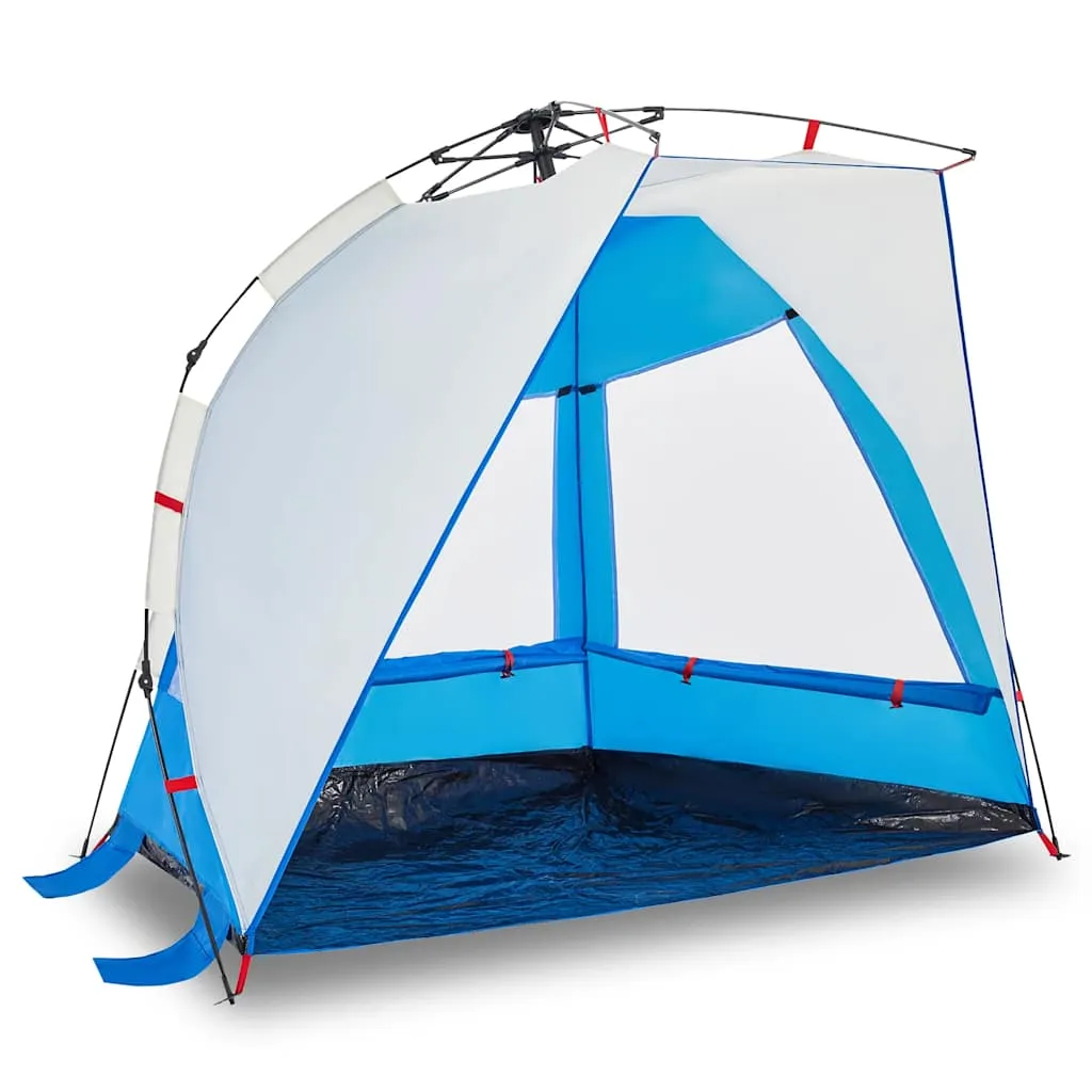 Strandzelt Azurblau 200 x 128 x 146 cm für 2 Personen