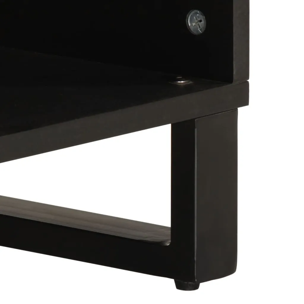 Robuster TV-Schrank aus Echtholz 100 x 34 x 46 cm