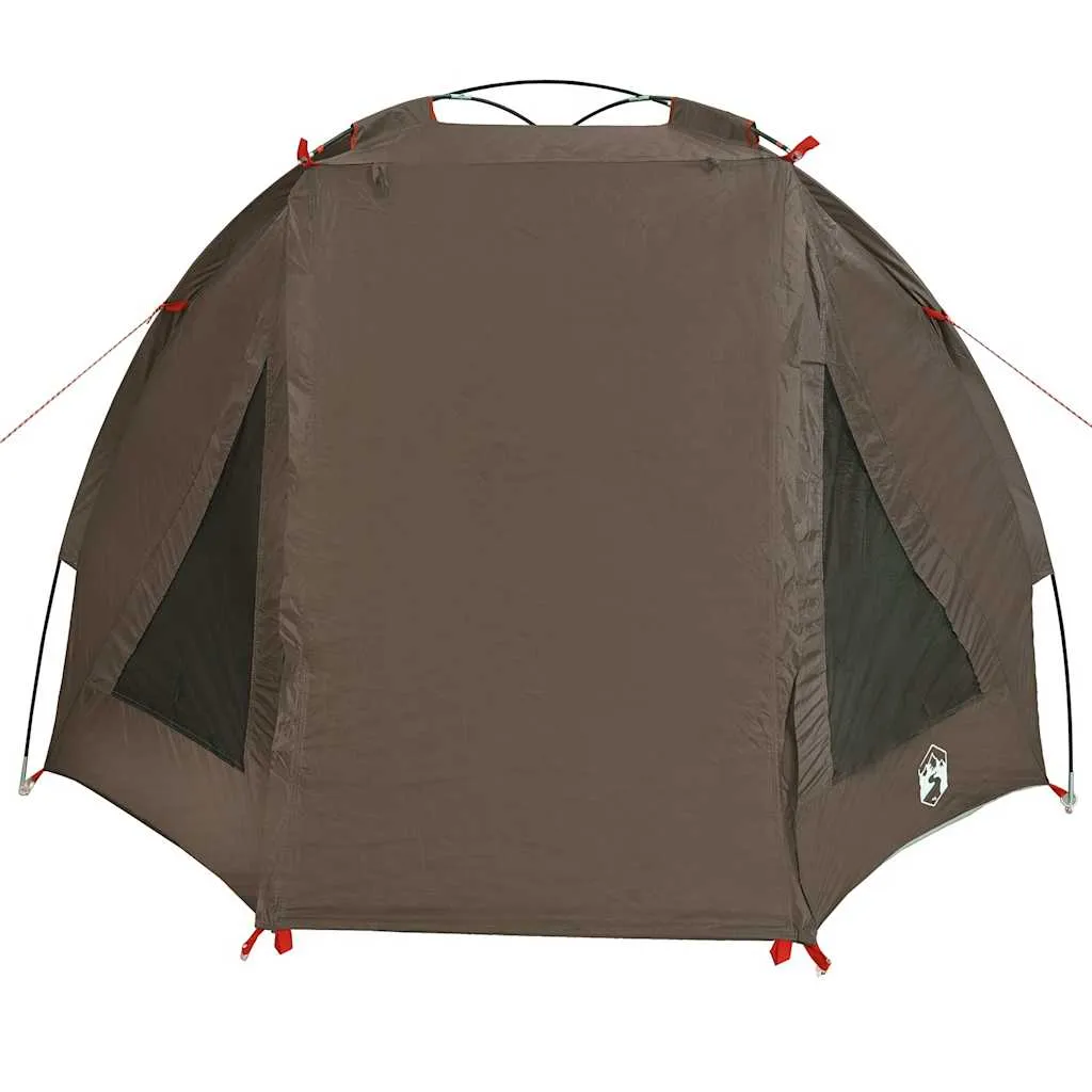 Angelzelt Campingzelt 210x170x125 cm Braun wasserdicht UV-Schutz