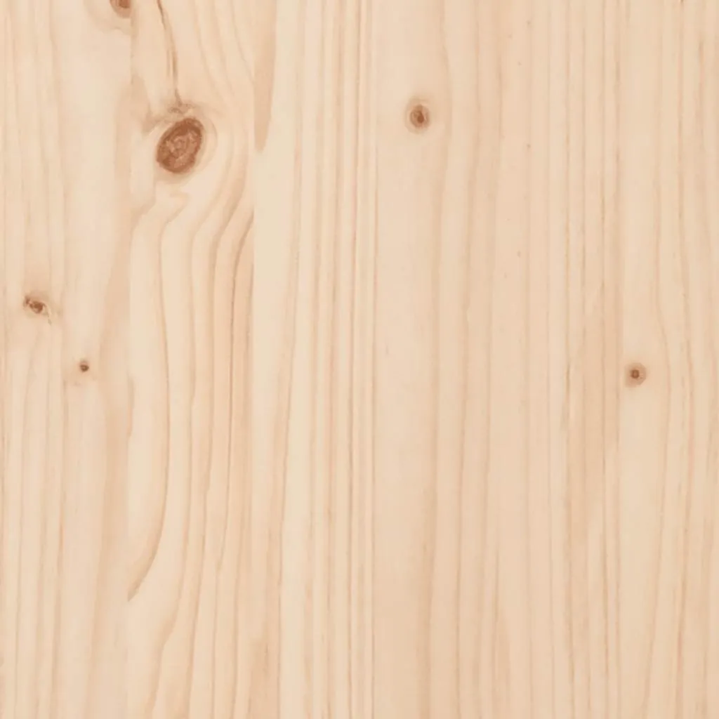 Kinderbett aus massivem Kiefernholz 195,5x95,5x139,5 cm naturfarben
