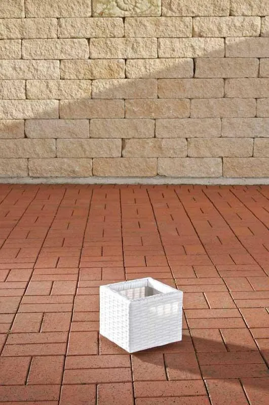 Blumenkübel Laura 20x17 cm weiß