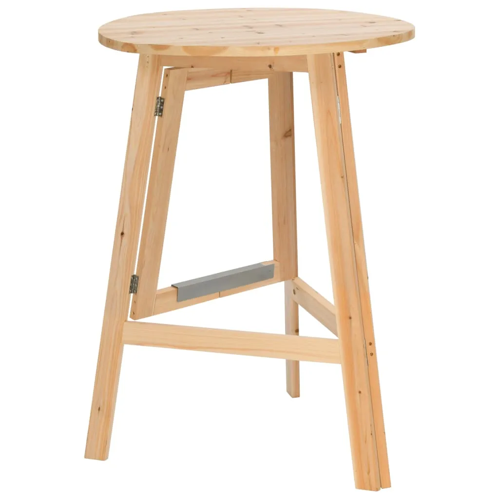 Massivholz Echtholz Bartisch klappbar 78x109 cm naturfarben