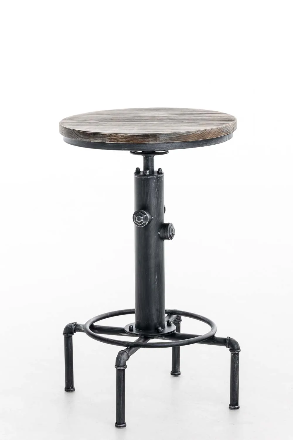 Stehtisch Lumos 79-100x39x39 cm Antik Silber