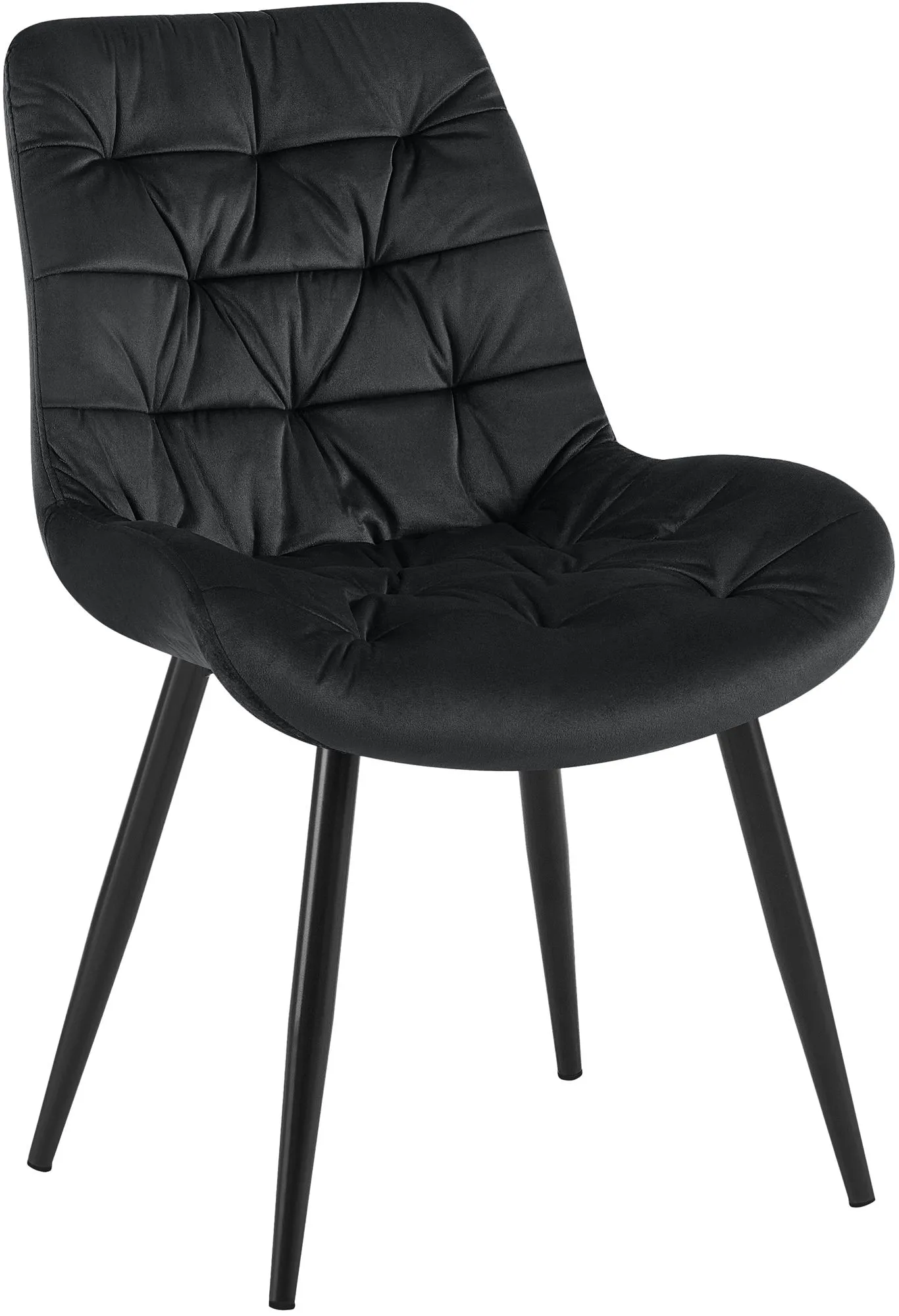 Esszimmerstuhl Rossford 85x56x63 cm Schwarz