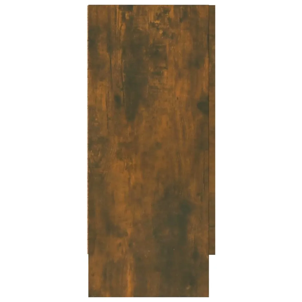 Vitrinenschrank Sideboard 120 x 30,5 x 70 cm in Räuchereiche