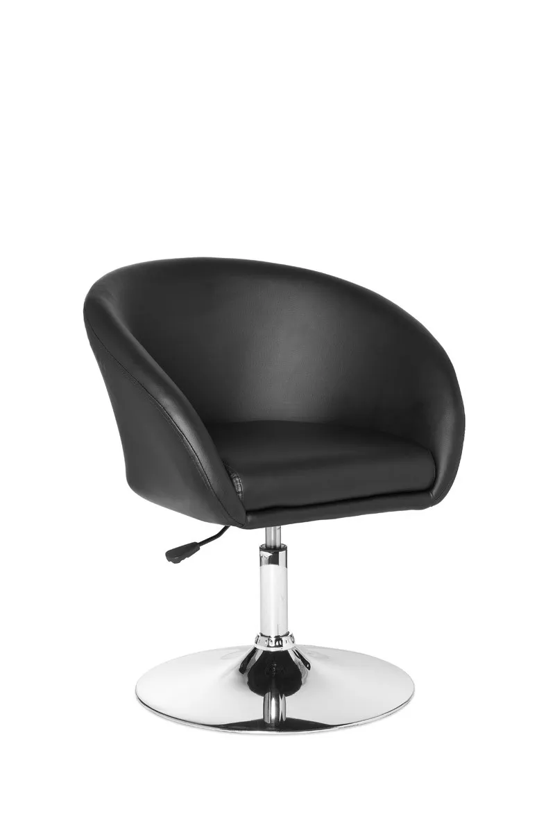 Amstyle Design Relaxsessel SPM2.157 Loungesessel Kunstleder Cocktailsessel schwarz