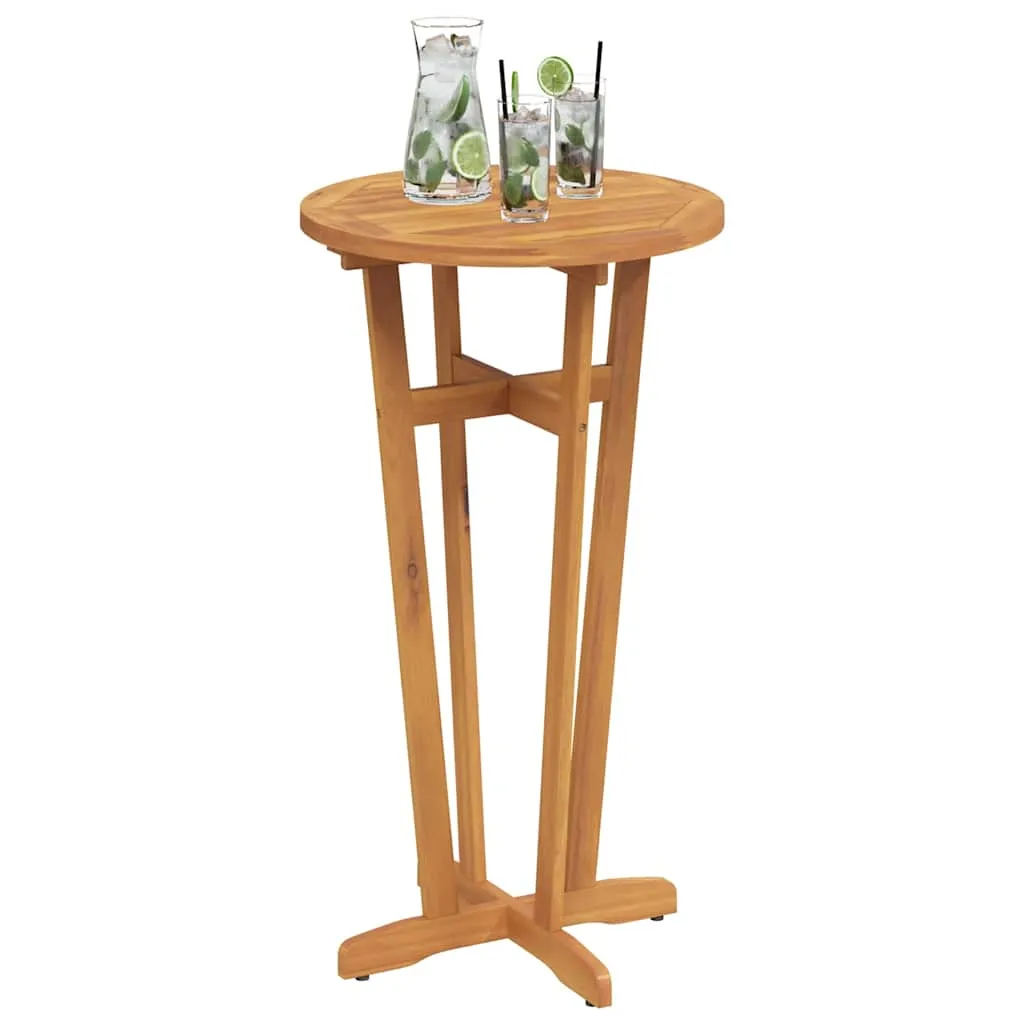 Echtholz Bartisch 60 x 105 cm für Innen- und Außenbereich