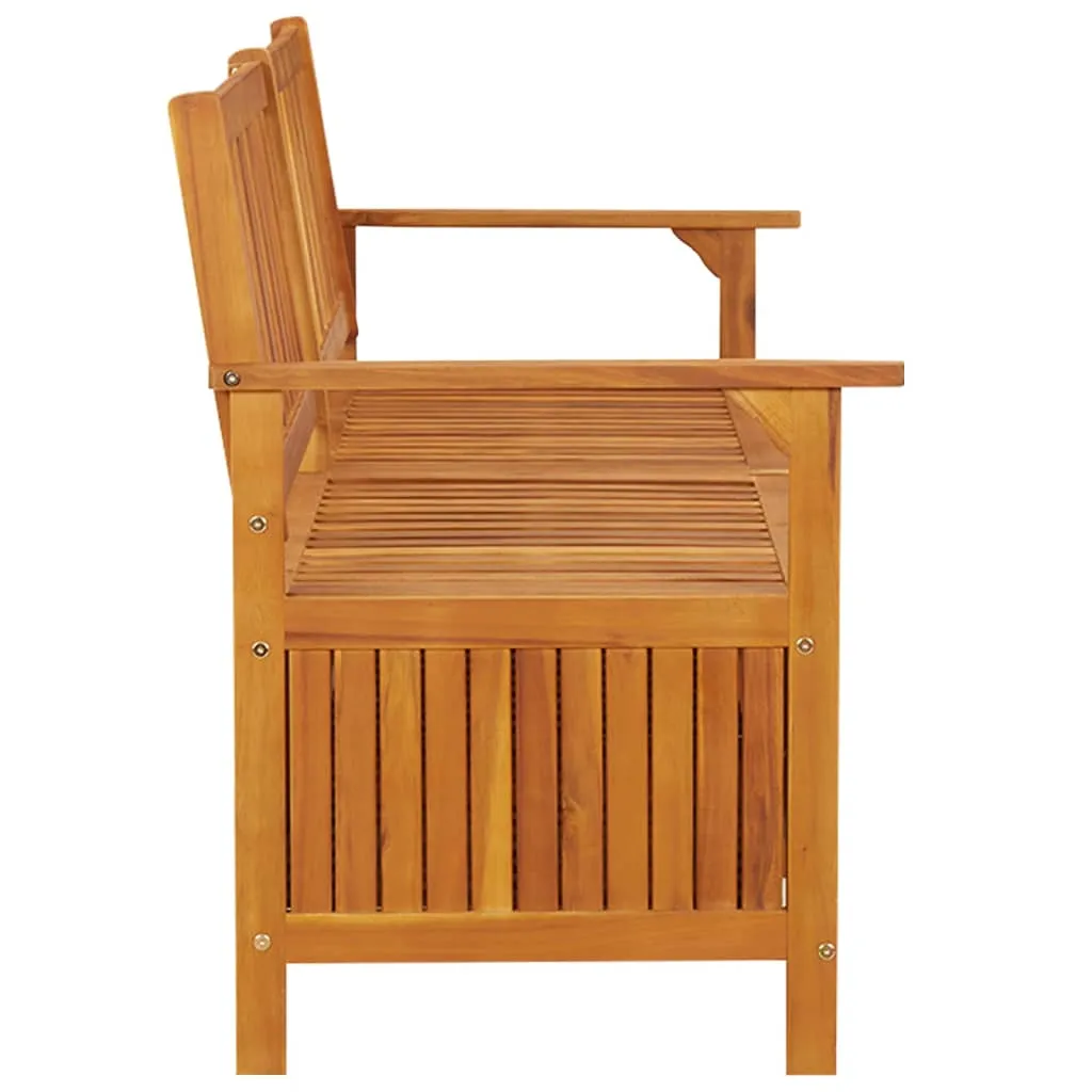 Vielseitige Holzbank mit Stauraum 170 x 63 x 84 cm Echtholz