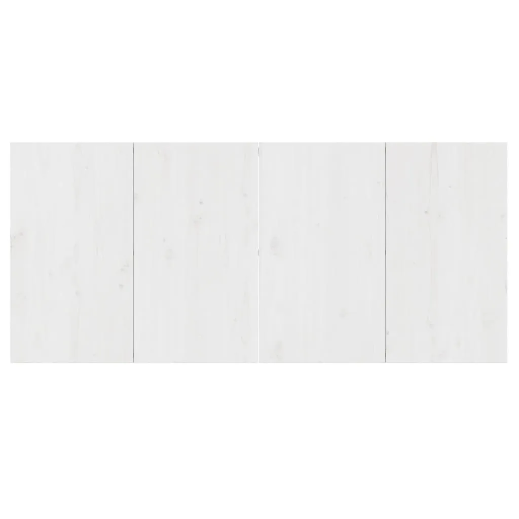 Holztisch Weiß 180 x 80 x 110 cm aus massivem Kiefernholz
