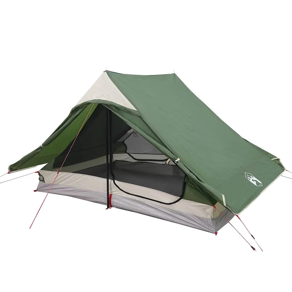 Campingzelt Grün 225 x 136 x 133 cm wasserdicht für 2 Personen