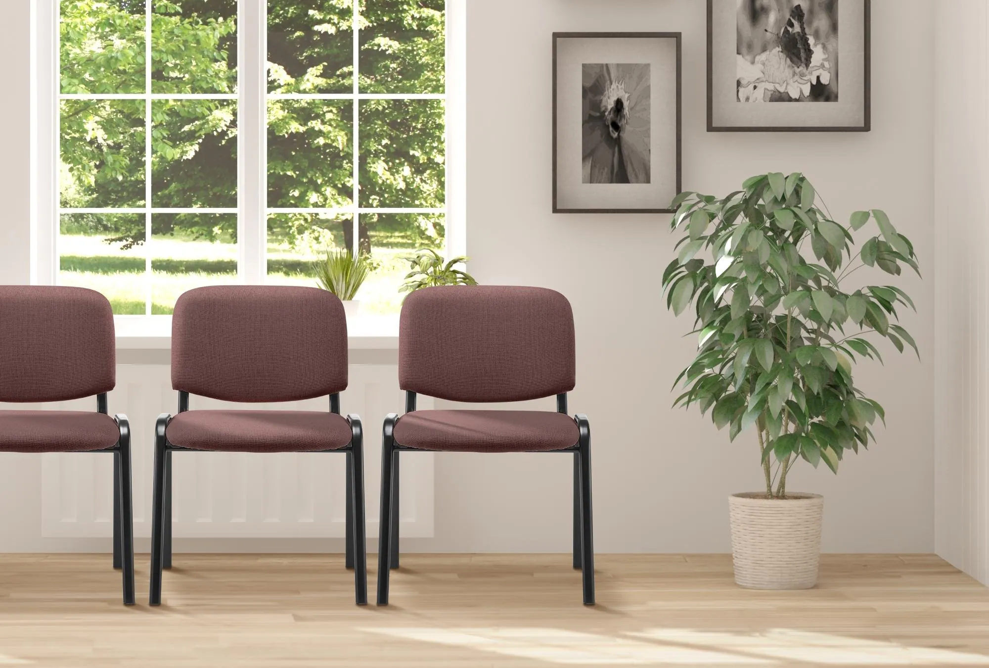 Stapelstuhl Ken 83x53x53 cm braun
