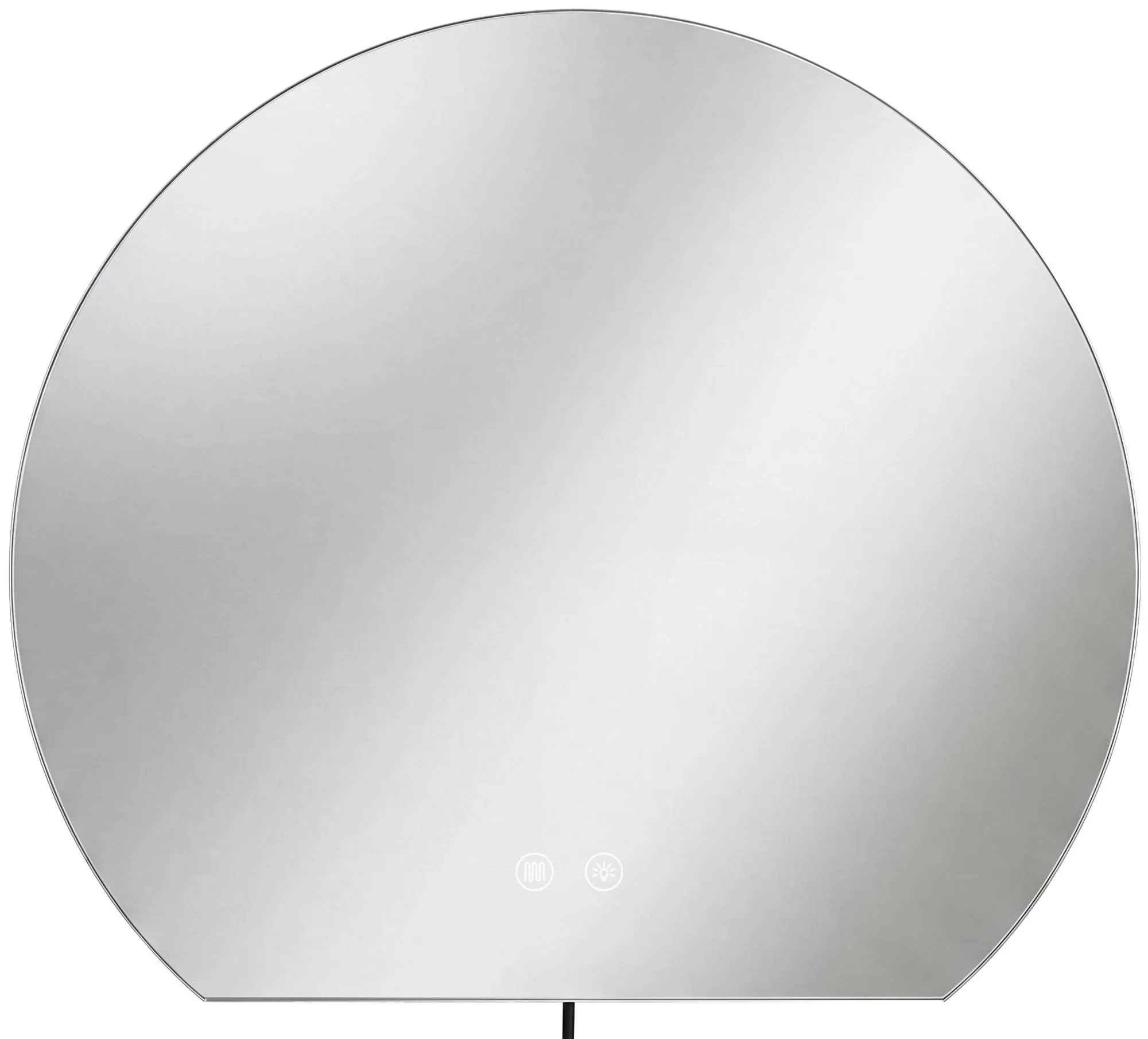 LED-Badspiegel Baloni 70x60 cm Klarglas