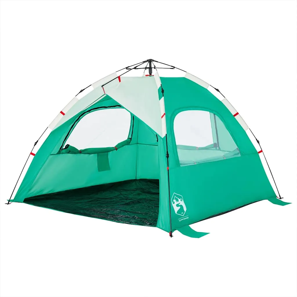 Strandzelt Meergrün 201 x 197 x 142 cm für 3 Personen