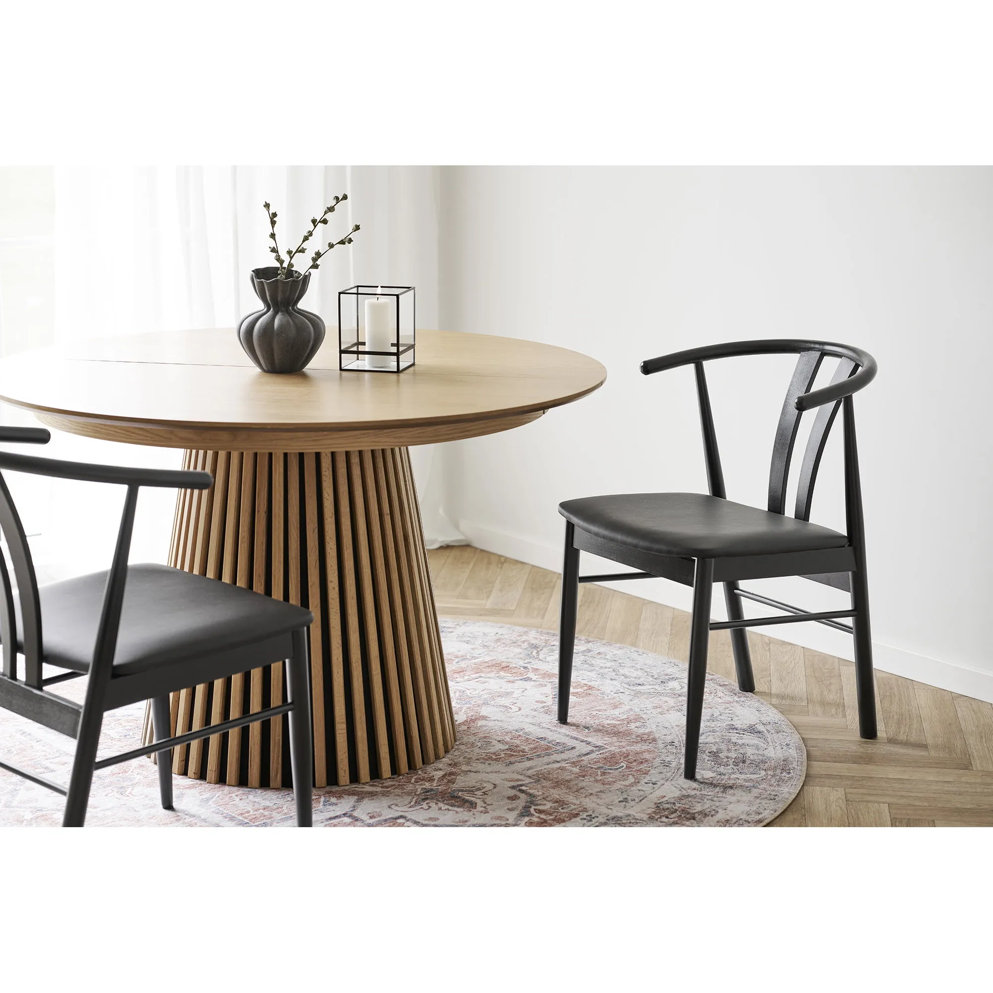 tinkaro Vase Keramik Schwarz