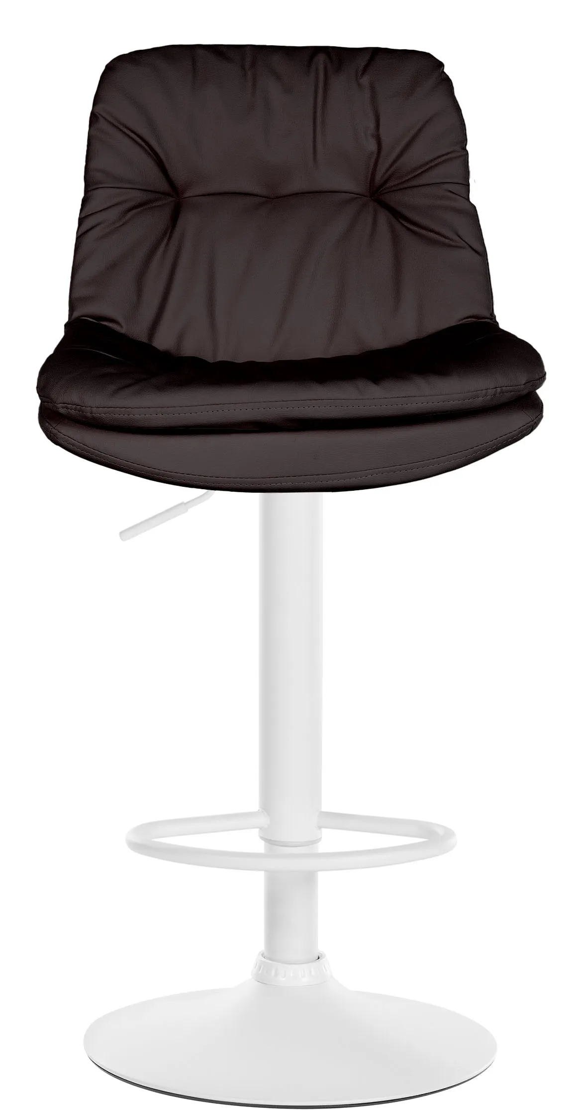 Barhocker Laurel Kunstleder 46x54x92-113 cm braun