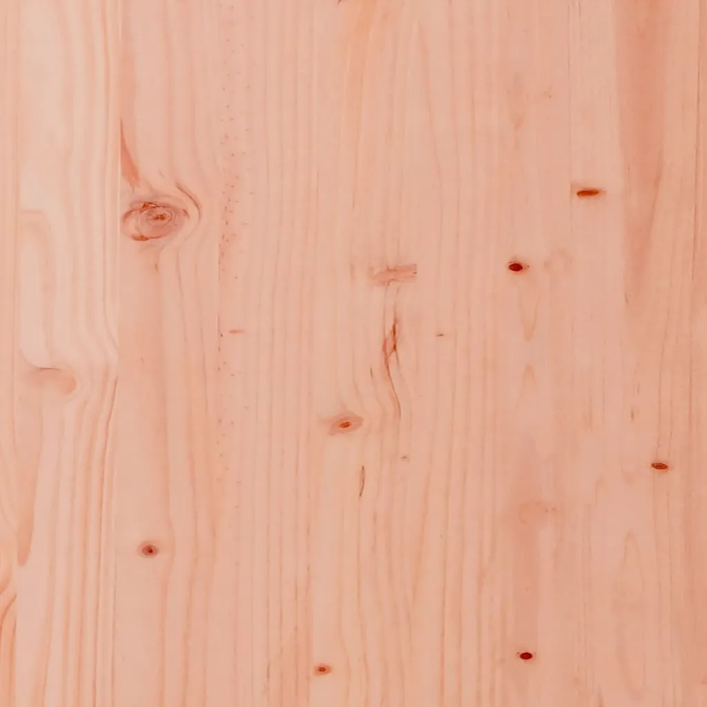 Gartentisch aus massivem Holz, 121 x 82,5 x 45 cm, naturfarben