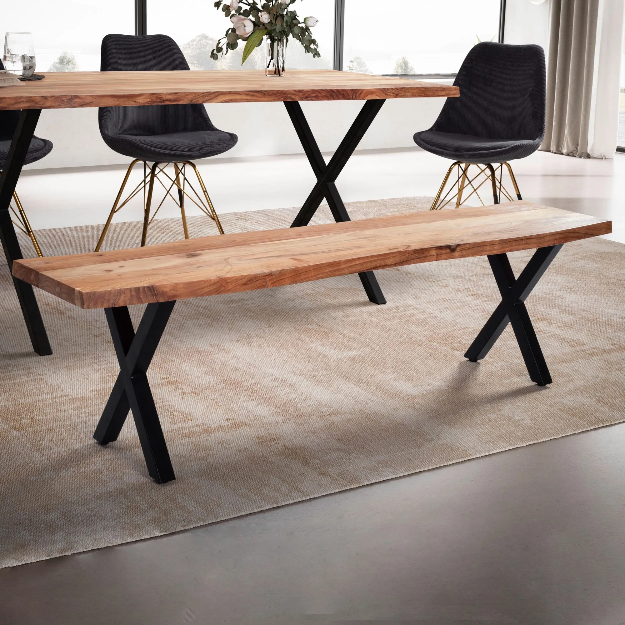 Esszimmerbank 120x40x45
