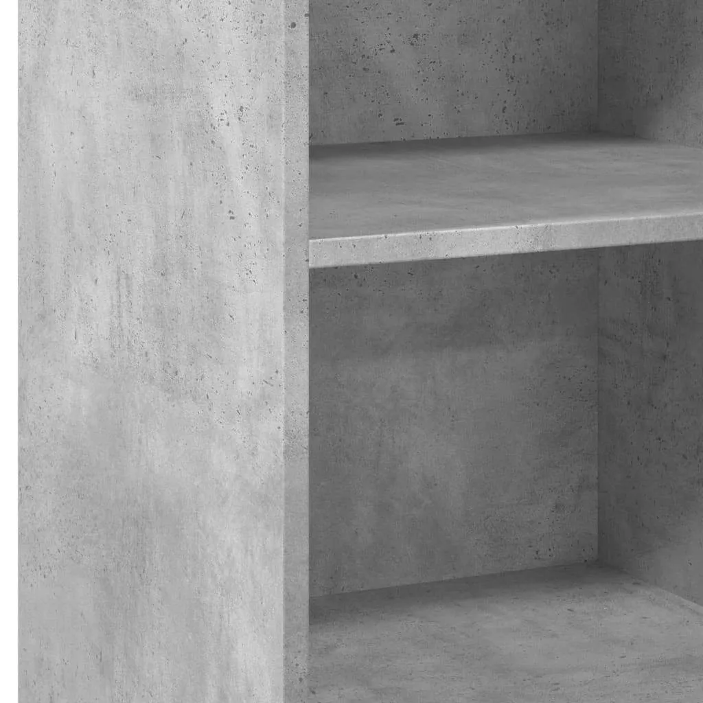 Klassisches Sideboard 45 x 41 x 93 cm in Betongrau