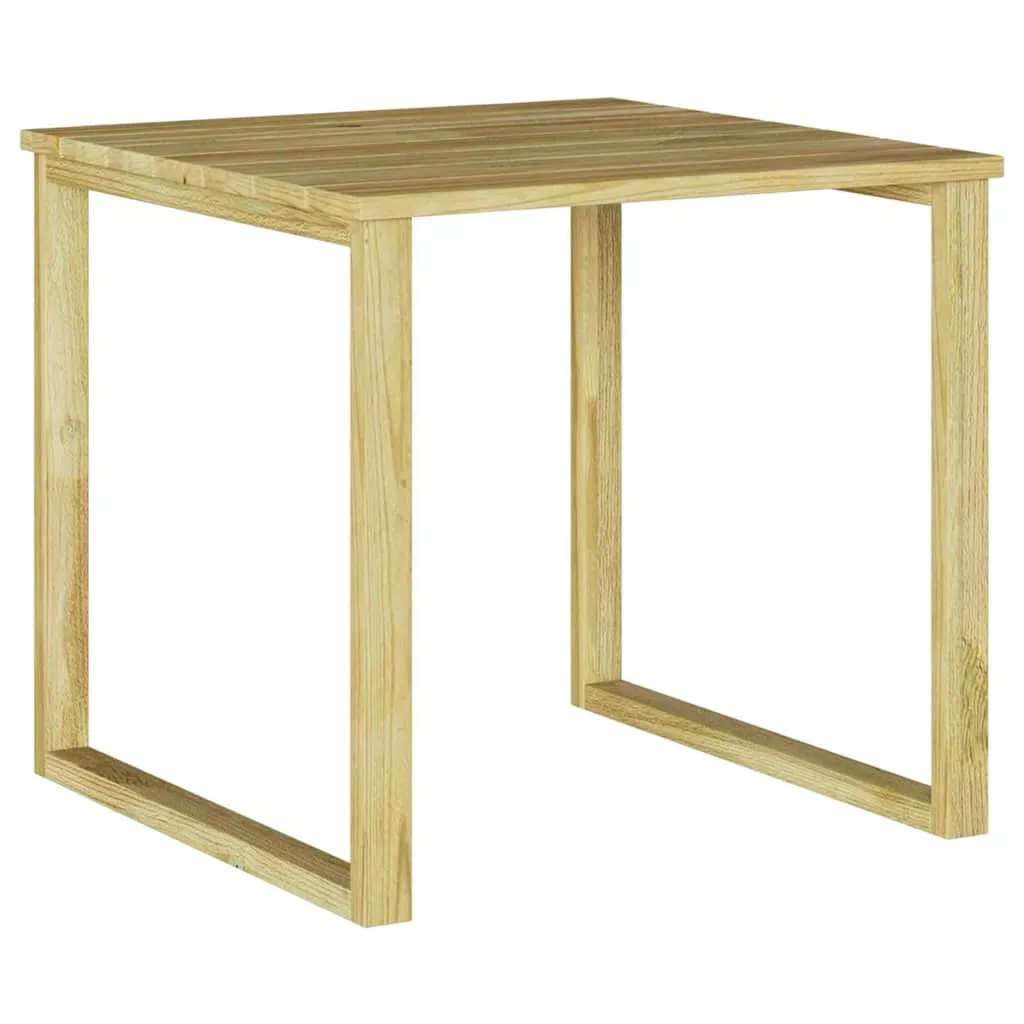 Tisch Natur 50,5 x 50 x 46 cm Imprägniertes Kiefernholz