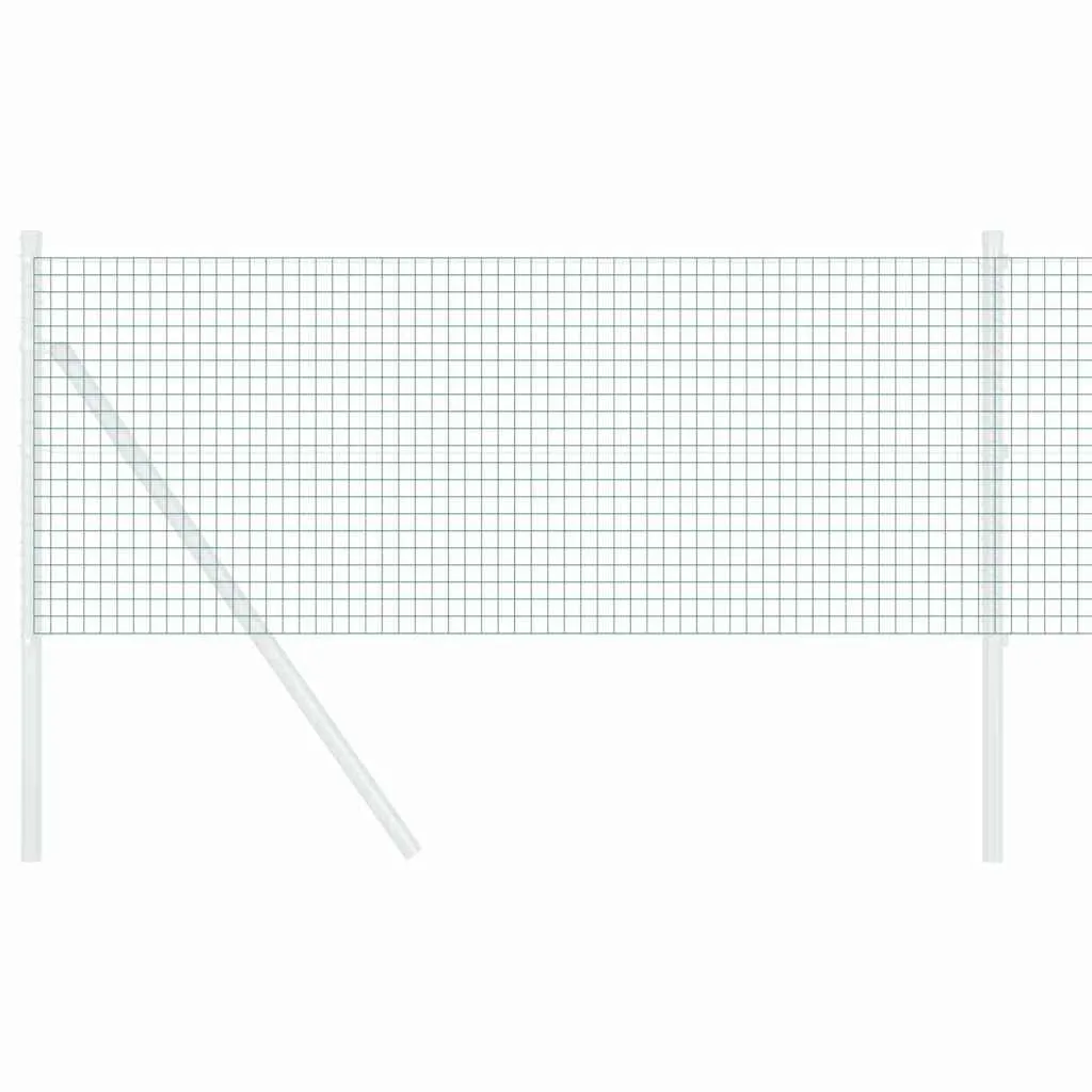 Geschweißter Drahtzaun Grün 10000 x 80 cm für Außenbereich