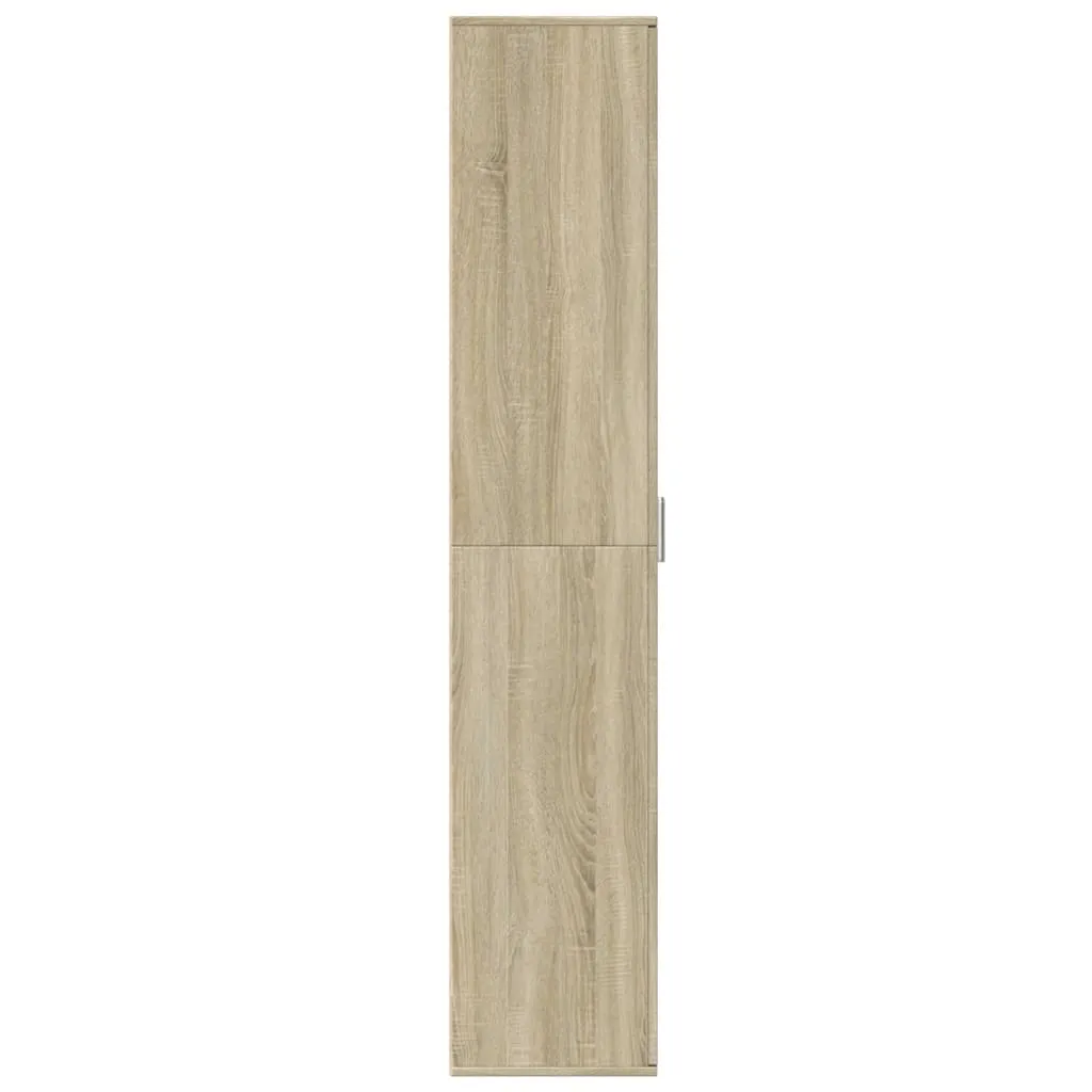 Highboard Sonoma-Eiche 60 x 35 x 180 cm aus Holzwerkstoff