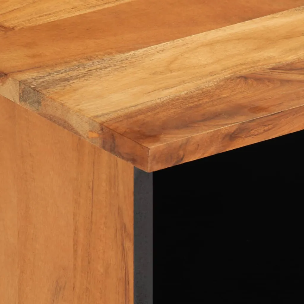Robuster TV-Schrank aus Echtholz 100 x 34 x 46 cm