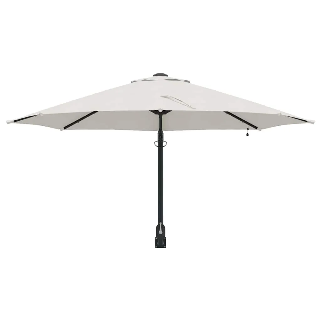 Garten-Sonnenschirm Sand 248 x 248 x 148 cm Polyester und Stahl