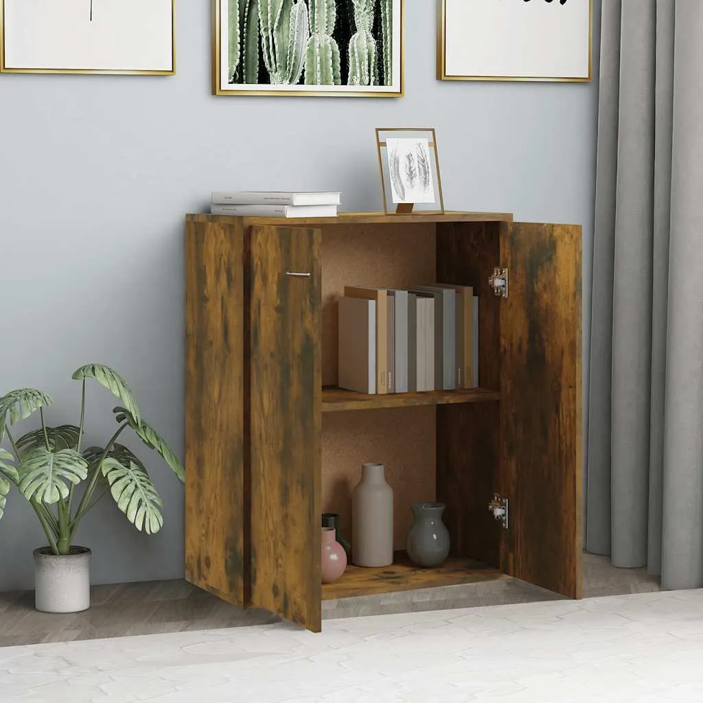 Minimalistisches Sideboard Räuchereiche 60 x 30 x 75 cm